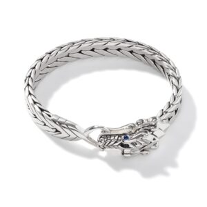 Naga Bracelet, Sterling Silver, 9MM
