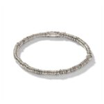 John Hardy Heishi Bracelet, Sterling Silver, 4MM - BU900698