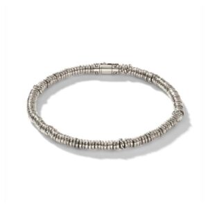 John Hardy Heishi Bracelet, Sterling Silver, 4MM - BU900698