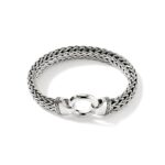 Flat Chain Bracelet, Sterling Silver, 11MM