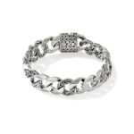 Curb Bracelet, Sterling Silver, 14MM