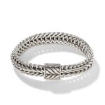 Icon Chevron Bracelet, Sterling Silver, 12MM