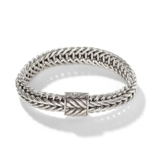 Icon Chevron Bracelet, Sterling Silver, 12MM