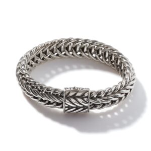 Icon Chevron Bracelet, Sterling Silver, 15MM