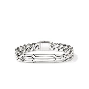 Icon 50 Curb Bracelet, Sterling Silver, 11MM