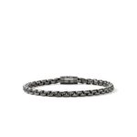 Box Chain Bracelet, Dark Silver, 4.8MM