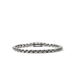 Box Chain Bracelet, Sterling Silver, 4.8MM