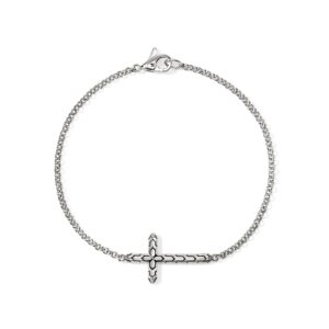 JH Essential Cross Bracelet, Sterling Silver