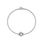 JH Essential Star of David Bracelet, Sterling Silver