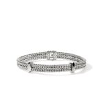 Icon Link Bracelet, Sterling Silver, 6MM