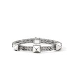 Icon Stud Bracelet, Sterling Silver, 6MM