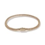 Icon Chevron Bracelet, Gold, 4.5MM