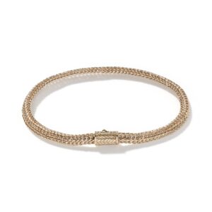 Icon Chevron Bracelet, Gold, 4.5MM
