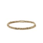 Heishi Bracelet, Gold, 4MM