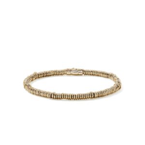 Heishi Bracelet, Gold, 4MM