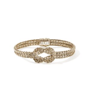 Love Knot Bracelet, Gold, 7MM