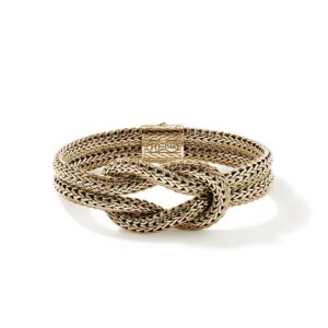 Love Knot Bracelet, Gold, 13MM