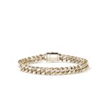 Curb Chain Bracelet, Gold, 7MM