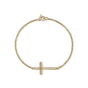 JH Essential Cross Bracelet, Gold