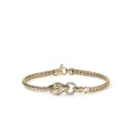 Naga Bracelet, Gold, Diamonds, 3.5MM