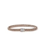 Icon Bracelet, Rose Gold, Diamonds, 5MM
