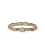 Icon Bracelet, Gold, Diamonds, 7.5MM