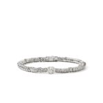 JH Lovestruck™ Heishi Bracelet, Sterling Silver, Diamond, 1.0TCW