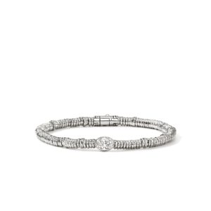 JH Lovestruck™ Heishi Bracelet, Sterling Silver, Diamond, 1.0TCW