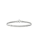 JH Essential Pavé Bracelet, Sterling Silver, Diamonds, 2.5MM