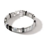 Colorblock Bracelet, Silver