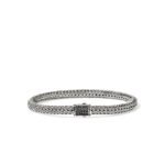 Icon Bracelet, Sterling Silver, Gemstones, 5MM