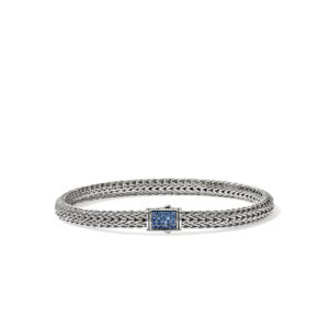 Icon Bracelet, Sterling Silver, Gemstones, 5MM