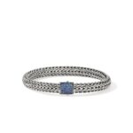 Icon Bracelet, Sterling Silver, Gemstones, 7.5MM
