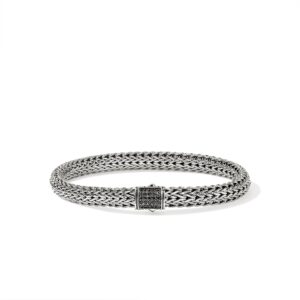 Icon Bracelet, Sterling Silver, Gemstones, 6.5MM
