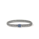 Icon Bracelet, Sterling Silver, Gemstones, 6.5MM