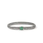 Icon Bracelet, Sterling Silver, Gemstones, 6.5MM