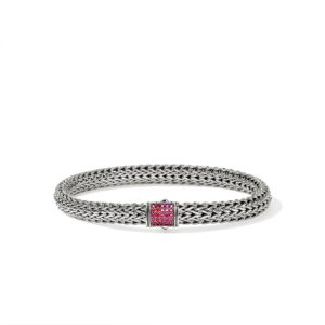 Icon Bracelet, Sterling Silver, Gemstones, 6.5MM