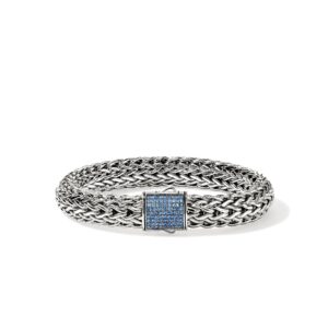 Icon Bracelet, Sterling Silver, Gemstones, 10.5MM