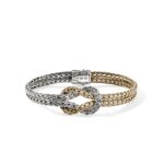Love Knot Bracelet, Gold, Sterling Silver, 7MM