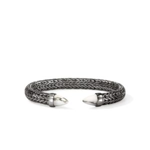Spear 50 Flex Cuff, Dark Silver, Howlite