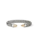Spear 50 Flex Cuff, Sterling Silver, Gold