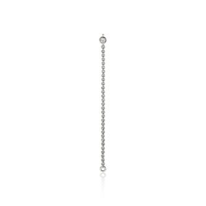 JH Lovestruck™ Drop Chain Earring, Sterling Silver, Diamond, .03TCW, Single