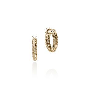 JH Essential Hoop Earrings, Gold, 14MM