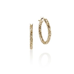 JH Essential Hoop Earrings, Gold, 22MM