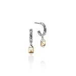 Icon Stud Earrings, Gold, Sterling Silver, 5MM