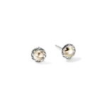 JH Essential Stud Earring, Gold, Sterling Silver, 7MM