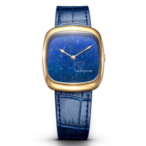 Natural Stone Lapis Lazuli In Gold