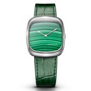 Natural Malachite Stone In Steel