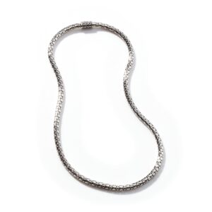 Dot Chain Necklace, Sterling Silver