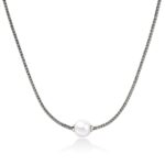 JH Essential Pearl Necklace, Sterling Silver, 1.8MM